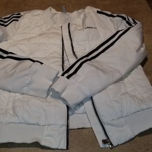 Adidas womens jacket white